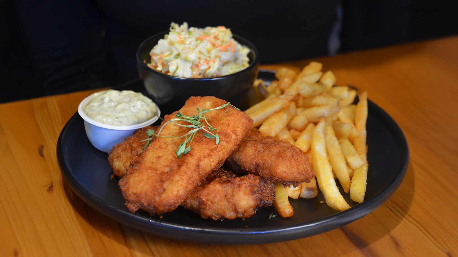 Fish and Chips at local Idyllwild restaurant Idyllwild Brewpub and Bar